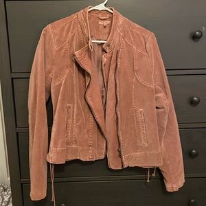 Velvet pink jacket